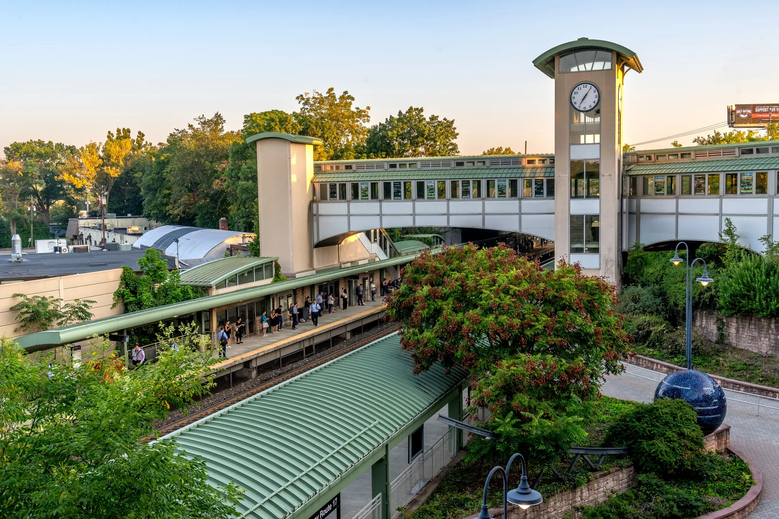 A Bergen County transit station highlighting local municipal infrastructure.