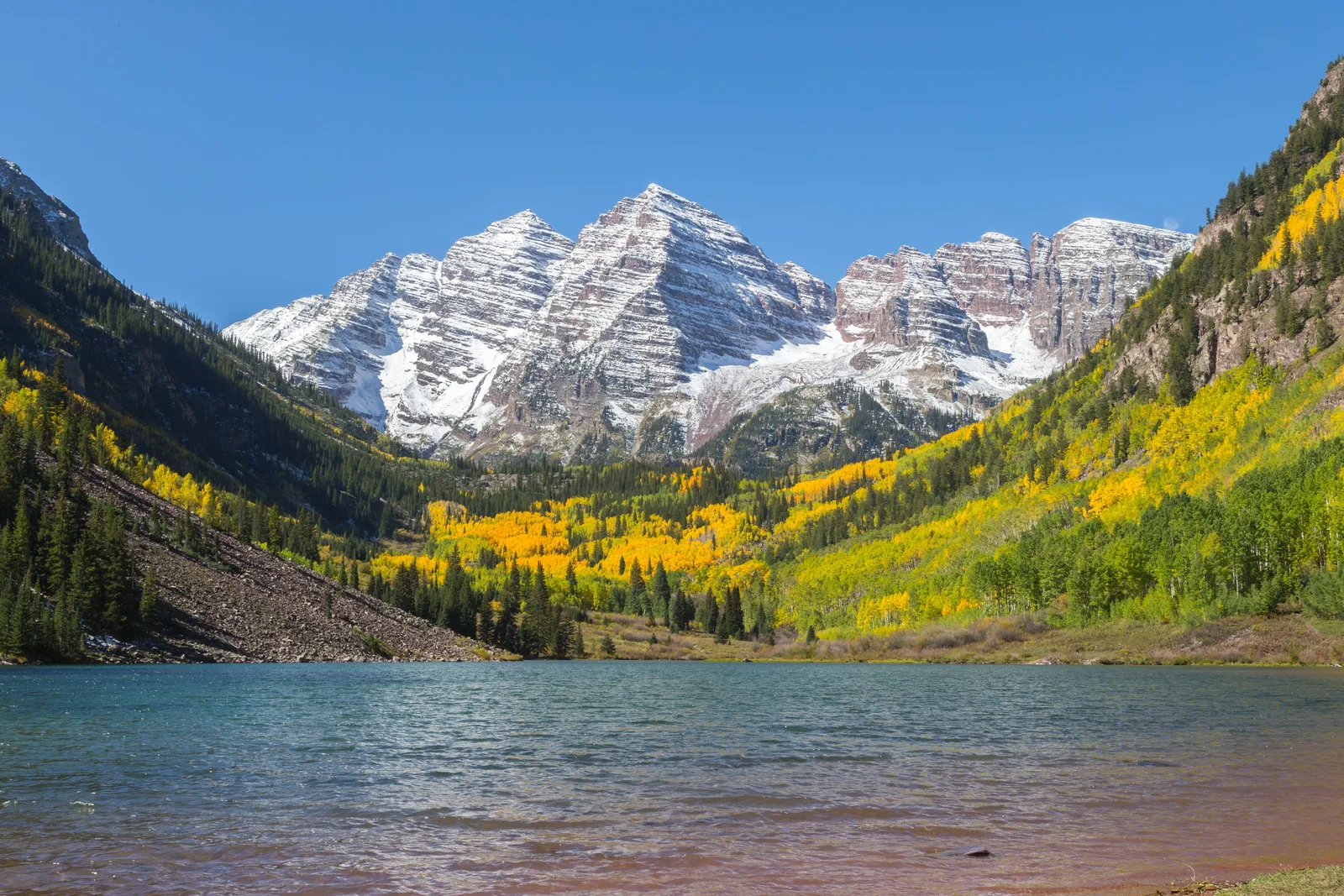 A Colorado mountain landscape representing statewide transportation infrastructure.